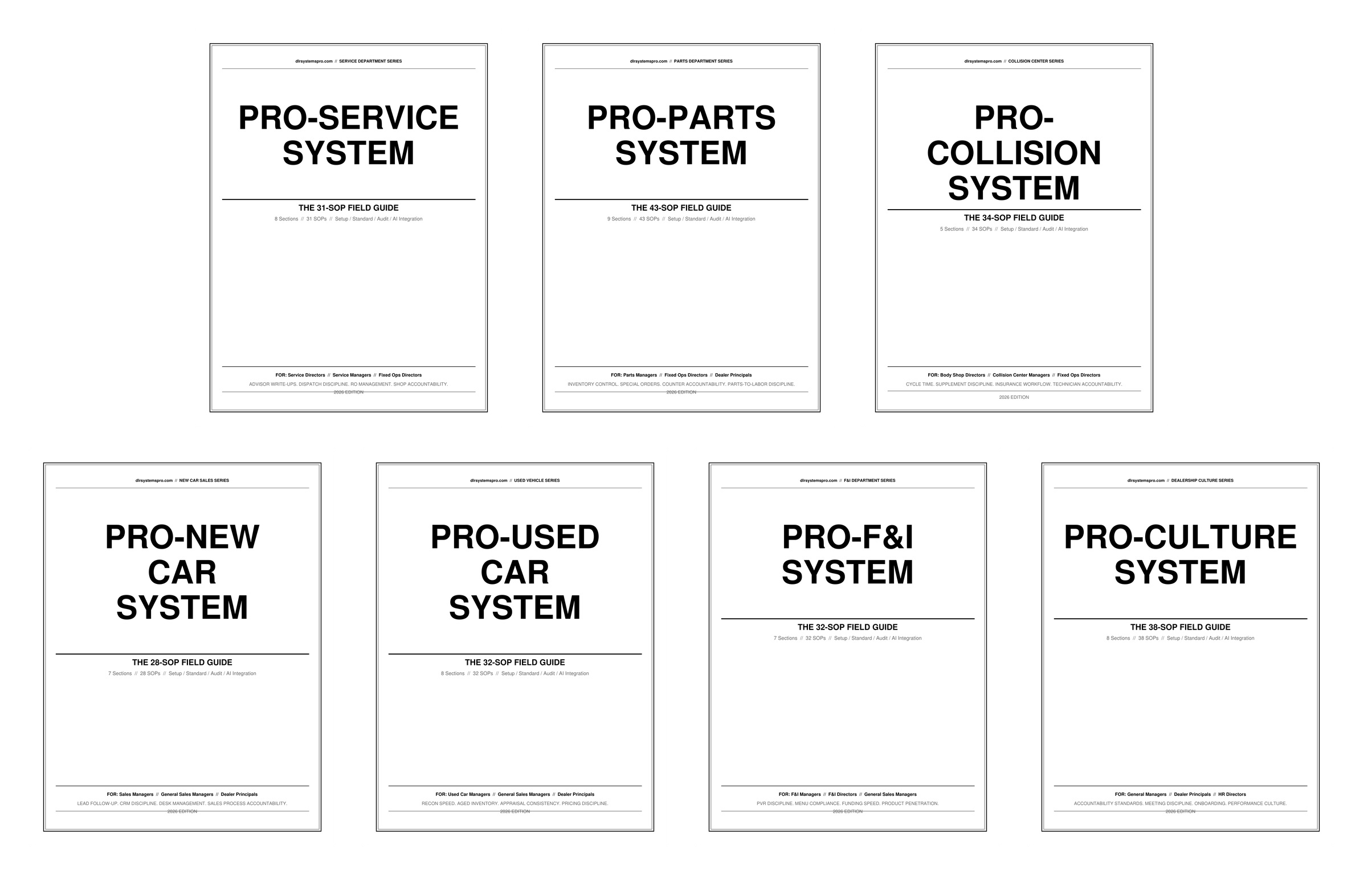 DLR Systems Pro — 7 Field Guides